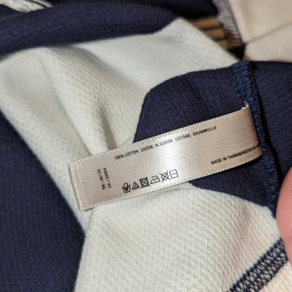 NWT Anthropologie Saturday Sunday Chevron  Nautical Halter Cut Out Mini Dress - Picture 10 of 11